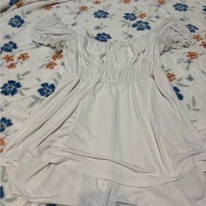 White Windsor romper dress